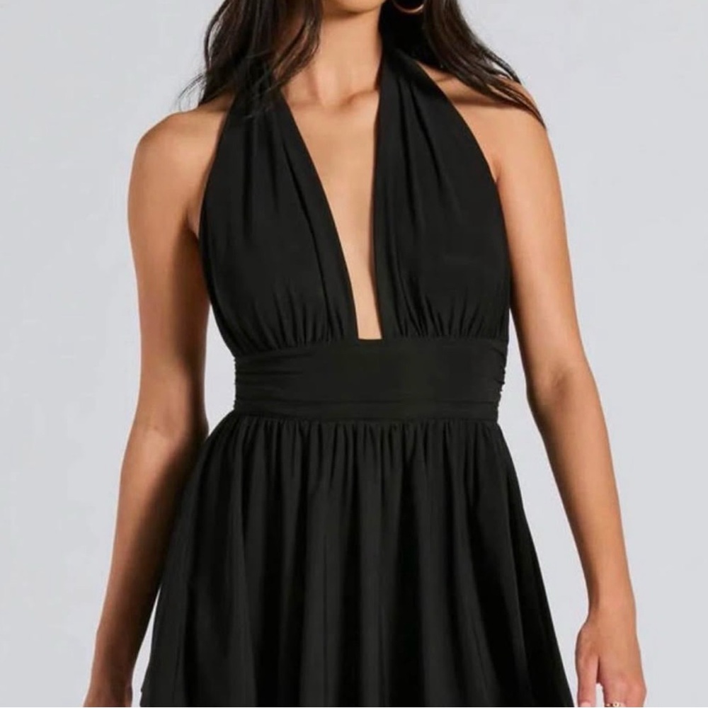 Windsor White Halter Dress